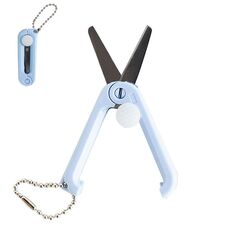 Forbici pieghevoli retrattili portatili Mini utensili da taglio multifunzionali (blu)