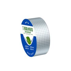 Nastro impermeabile butilico di spessore 1,2 mm Nastro autoadesivo in foglio di alluminio, larghezza x lunghezza: 5 cm x 5 m