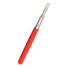 Penna a frusta tattile telescopica per insegnanti da 1,2 m per classi Porta stilo per lavagna elettronica (rosso)