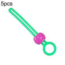 5 clip per nastro sigillante per cucina, freschezza degli alimenti, sigillante multiuso (verde)