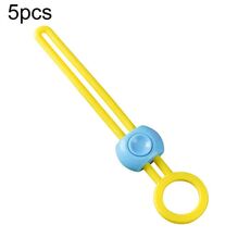 5 clip per nastro sigillante per cucina, freschezza degli alimenti, sigillante multiuso (giallo)