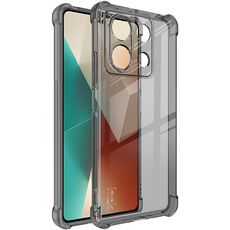 Per Xiaomi Redmi Note 13 5G imak Custodia per telefono in TPU antiurto con airbag (nero trasparente)