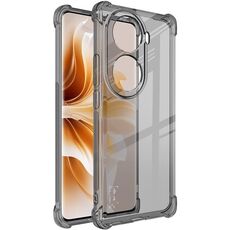 Per OPPO Reno11 Pro 5G Global imak Custodia in TPU antiurto per airbag (nero trasparente)