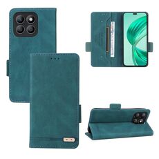 Custodia per cellulare in pelle con chiusura magnetica per Honor X8b (verde)