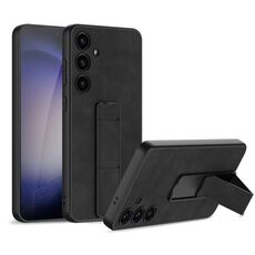 Per Samsung Galaxy S24 5G GKK Skin Feel Custodia pieghevole in pelle smerigliata (nero)
