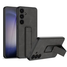 Per Samsung Galaxy S24 5G GKK Skin Feel Custodia pieghevole in pelle smerigliata (grigio)