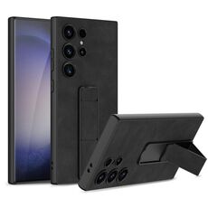 Per Samsung Galaxy S24 Ultra 5G GKK Skin Feel Custodia pieghevole in pelle smerigliata (Nero)