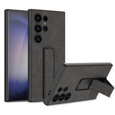 Per Samsung Galaxy S24 Ultra 5G GKK Skin Feel Custodia pieghevole in pelle smerigliata (grigio)