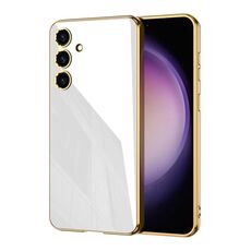 Per Samsung Galaxy S24 5G GKK Galvanotecnica TPU Custodia per telefono a copertura totale (Bianco)