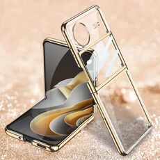 Per vivo X Flip GKK Custodia per telefono galvanica integrata a copertura totale (oro)