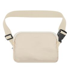 Borsa da petto impermeabile in nylon Borsa per cellulare da corsa per sport all'aria aperta (bianca)