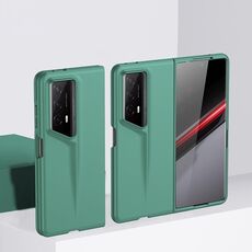 Per Honor Magic V2 RSR Porsche Design Custodia per PC ultrasottile con sensazione di pelle (verde scuro)