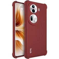 Per OPPO Reno11 Pro 5G Global imak Custodia in TPU antiurto per airbag (rosso opaco)