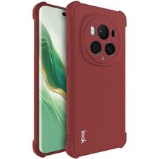 Custodia per telefono in TPU antiurto con airbag imak per Honor Magic6 Pro 5G (rosso opaco)