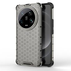 Per Xiaomi 14 Custodia per telefono a nido d'ape ultra antiurto (nera)