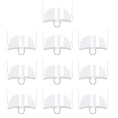 10 pz/borsa Riciclabile Trasparente Ristorante Maschera Chef Maschere di Plastica Anti-appannamento E Anti-Spittle (sacchetto del opp)
