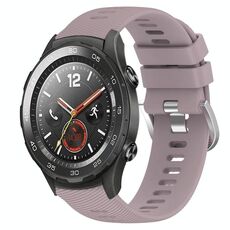 Per Huawei Watch 2 Cinturino per orologio in silicone morbido tinta unita da 20 mm (Roland Purple)