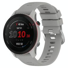 Per Xiaomi MI Watch S1 Cinturino per orologio in silicone morbido a tinta unita da 22 mm (grigio)