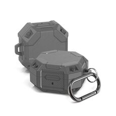 Custodia per auricolari Bluetooth in TPU per Samsung Galaxy Buds Live/Buds Pro (grigio)
