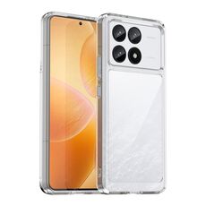 Per Xiaomi Redmi K70 Pro Custodia per telefono TPU ibrida in acrilico serie colorata (trasparente)