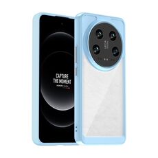 Per Xiaomi 14 Custodia per telefono in TPU ibrido acrilico serie ultra colorata (blu)