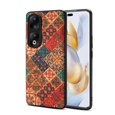 Custodia per telefono in TPU per Honor 90 Pro Four Seasons Flower Language Series (blu invernale)