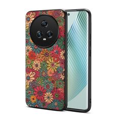 Custodia per telefono in TPU per Honor Magic5 serie Four Seasons Flower Language (verde primavera)