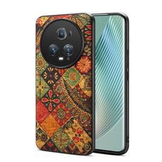 Custodia per telefono TPU per Honor Magic5 Pro Four Seasons Flower Language Series (giallo autunno)