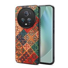 Custodia per telefono in TPU per Honor Magic5 Pro Four Seasons Flower Language Series (blu invernale)