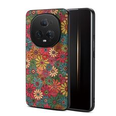 Custodia per telefono in TPU per Honor Magic5 Ultimate Four Seasons Flower Language Series (verde primavera)