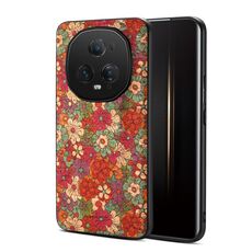 Custodia per telefono in TPU per Honor Magic5 Ultimate Four Seasons Flower Language Series (rosso estate)