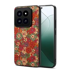 Per Xiaomi 14 Pro Custodia per telefono TPU serie Four Seasons Flower Language (rosso estate)