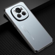 Custodia per telefono in metallo satinato per Honor Magic6 Pro (blu)