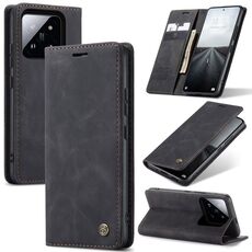Per Xiaomi 14 Pro CaseMe 013 Custodia per telefono in pelle con vibrazione orizzontale multifunzionale (nera)