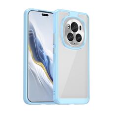 Per Honor Magic6 Pro 5G Custodia per telefono in TPU ibrido acrilico serie colorata (blu)