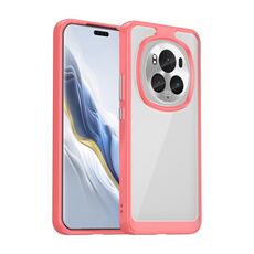 Per Honor Magic6 Pro 5G Custodia per telefono in TPU ibrido acrilico serie colorata (rossa)