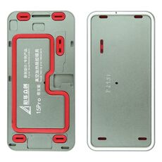 Per iPhone 15 Pro Cornice dello schermo LCD Stampo per rimozione colla per riscaldamento sotto vuoto con supporto