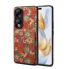 Custodia per telefono con doppio slot per scheda Honor 90 Pro (rosso estivo)