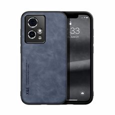 Custodia per telefono posteriore in pelle magnetica per Honor 90 GT Skin Feel (blu)