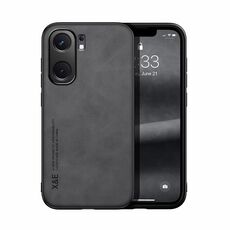 Per vivo iQOO Neo9 Custodia per cellulare con retro in pelle magnetica Skin Feel (grigio scuro)