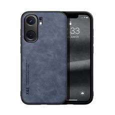 Per vivo iQOO Neo9 Custodia per cellulare con retro in pelle magnetica Skin Feel (blu)