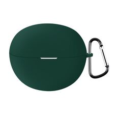 Custodia protettiva in silicone liquido per auricolari Huawei FreeClip (verde scuro)