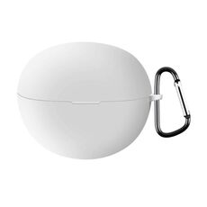 Custodia protettiva in silicone liquido per auricolari Huawei FreeClip (bianco)