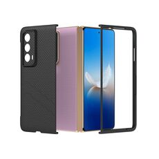 Custodia per telefono antiurto con vernice diamantata texture smerigliata per PC Honor Magic Vs2 (nera)