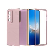 Custodia per telefono antiurto con vernice diamantata texture smerigliata per PC For Honor Magic Vs2 (rosa)