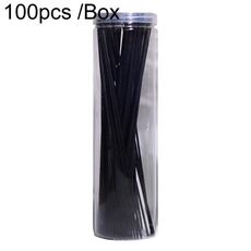 100 pz/scatola 3mmx30cm Rattan Aromaterapia Bastone Floreale Acqua Diffusore Hotel Deodorante Diffusore Bastone (Nero)