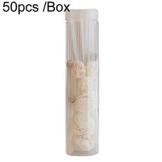 50 pz/scatola 3mmx30cm Rattan Aromaterapia Bastone Floreale Acqua Diffusore Hotel Deodorante Diffusore Bastone (Bianco)
