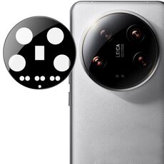 Per Xiaomi 14 Ultra 5G IMAK Pellicola in vetro per obiettivo fotocamera posteriore versione nera