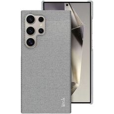 Per Samsung Galaxy S24 Ultra 5G imak Ruiyi Series Texture in tessuto PU + custodia per PC (grigio chiaro)