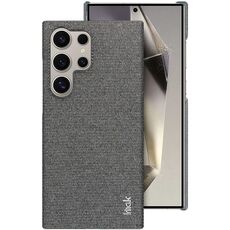 Per Samsung Galaxy S24 Ultra 5G imak Ruiyi Series Texture in tessuto PU + custodia per PC (grigio scuro)